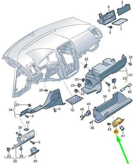 VAG VW SCIROCCO MK3 prietaisų skydelio pirštinių dėžutės rankena originali 1K2857147J81U
