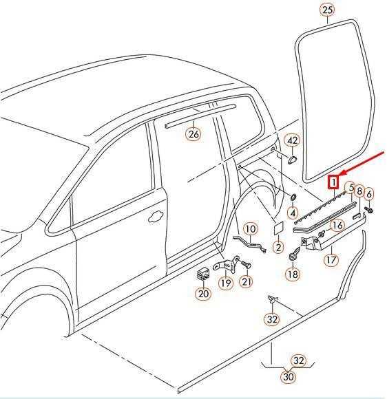 VAG VW SEAT Sharan Syncro 4Motion Alhambra adapteris Dešinysis originalus 7N0843758