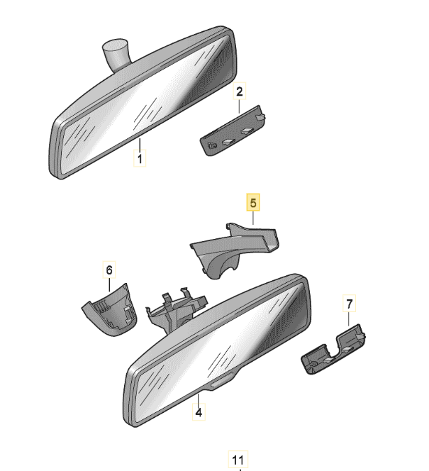 VAG VW SEAT Sharan Syncro 4Motion Satin Juodas dangtelis originalus 7N0955737A9B9