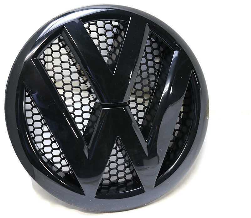 VAG VW T5 juoda emblema su logotipu 7E0853601D041 Originali