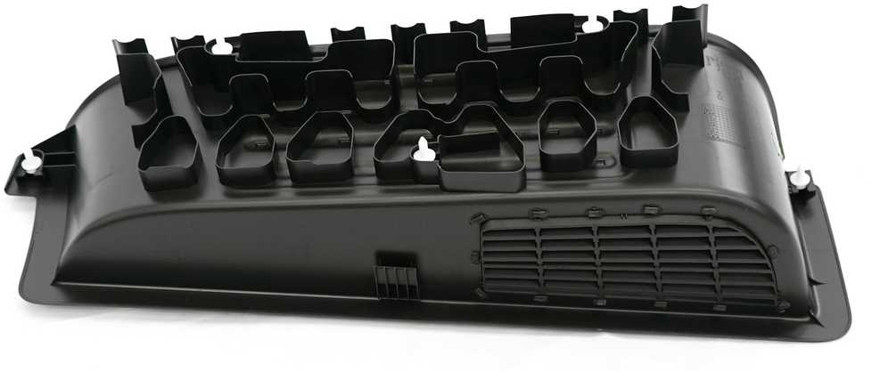 VAG VW T5/T6 dešinės kojos atramos įdėklas juodas originalus 7LA863736E82V