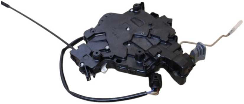 VAG VW T5 T6 dešinės pusės stumdomųjų durų užraktas originalus 7E0843654CF