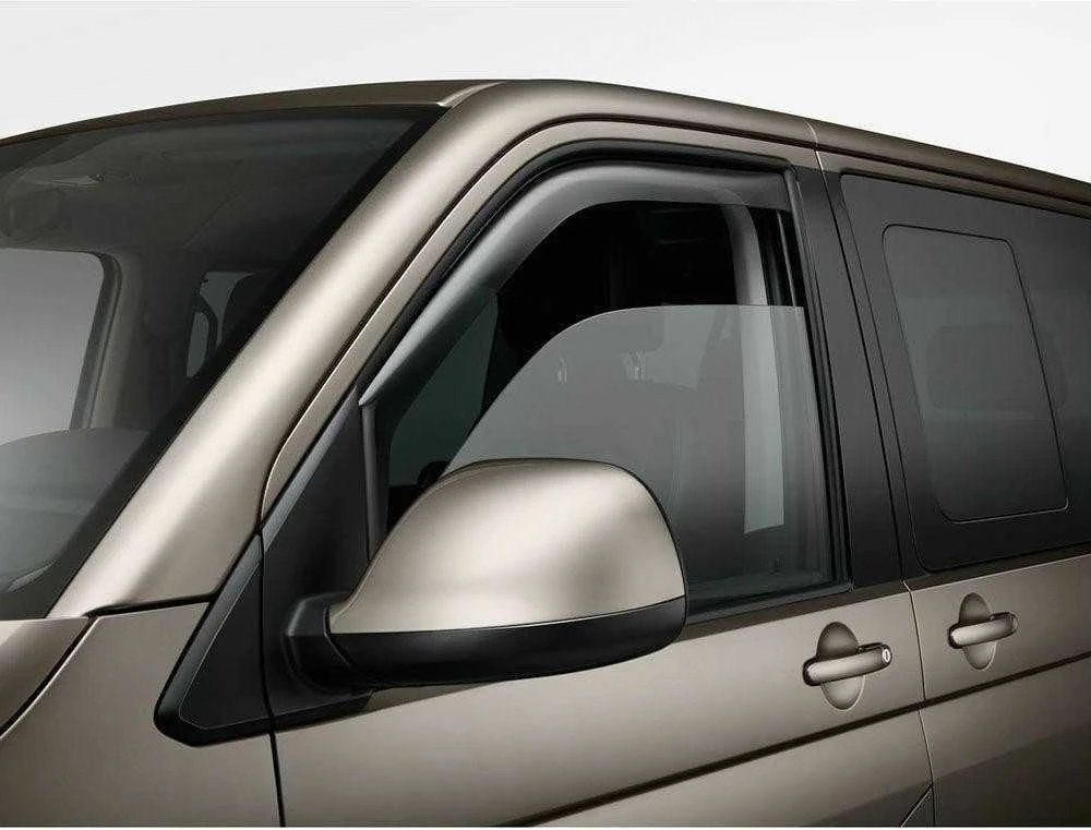 VAG VW T5 T6 vėjo deflektorius Lietaus deflektorius priekinių durų kairės ir dešinės pusės originalus 7E0072193HU3