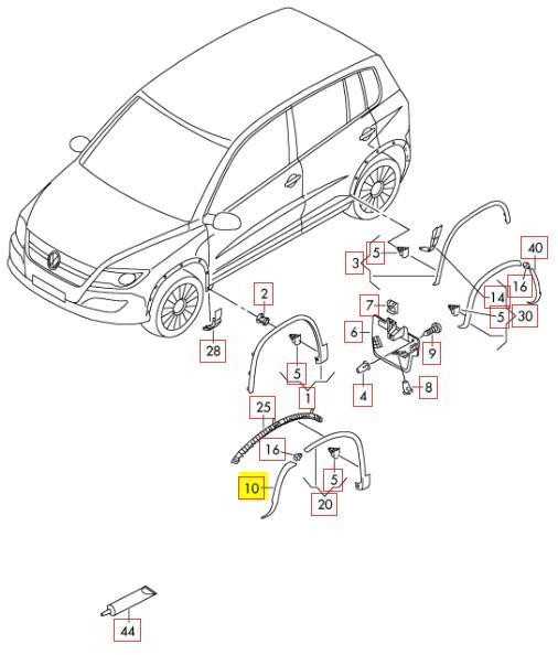 VAG VW TIGUAN 15-18 priekinio dešiniojo rato arkos dangtelis originalus 5N0854970H9B9