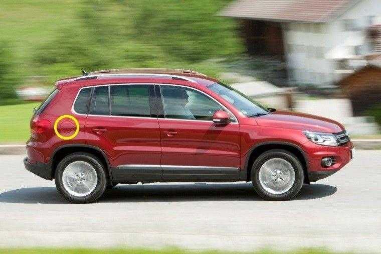 VAG VW TIGUAN 5N Degalų bako dangtelis su surinkimo dėže 5N0809857DGRU originalus