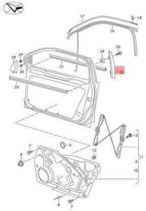 VAG VW Tiguan 5N1 5N2 juodos spalvos durų lango rėmo apdaila originali 5N0837901B041