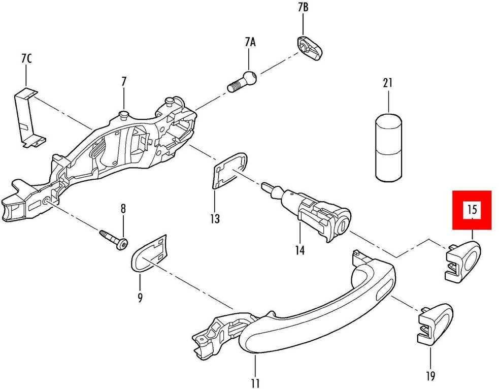 VAG VW TIGUAN BEETLE dešinės pusės durų rankenos dangtelis 5N2837880DGRU originalus