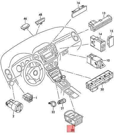 VAG VW Tiguan Elektrinis mechaninis EPB stovėjimo stabdžių jungiklis originalus 5N0927225CXSJ
