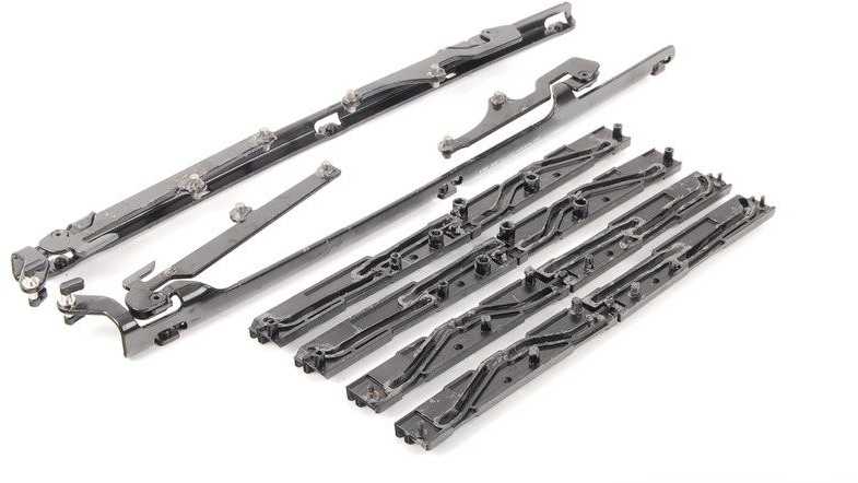 VAG VW TIGUAN MK1 priekinio stoglangio stumdymo ir pakreipimo mechanizmo rinkinys originalus 1K9898738B