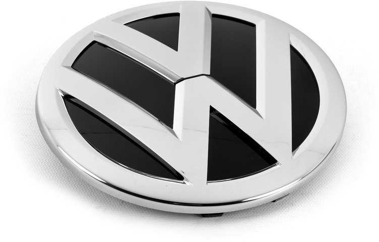 VAG VW TIGUAN priekinio bamperio radiatoriaus grotelės ženkliukas originalus 2K5853600