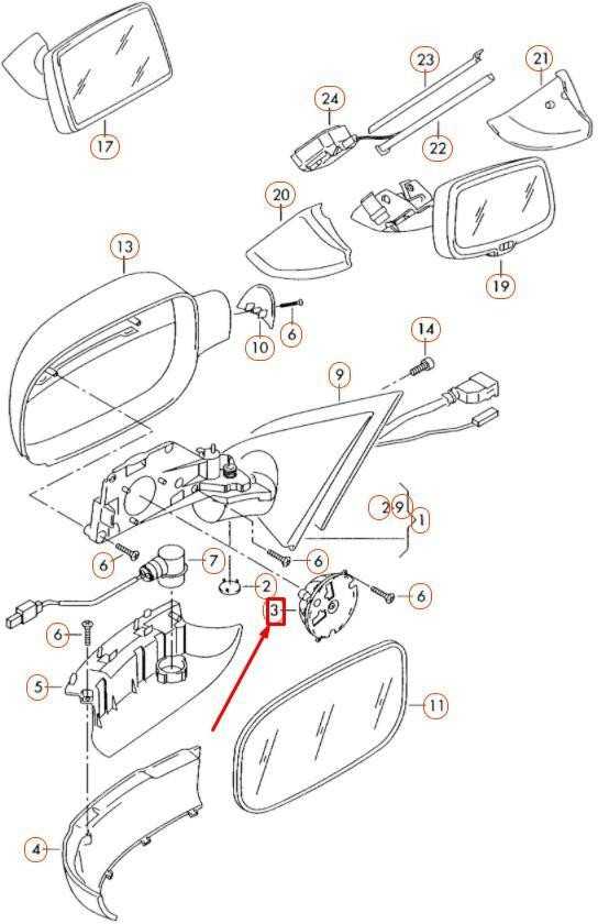 VAG VW TOUAREG 7L Priekinio Durų Veidrodžio Reguliavimo Blokas Su Varikliu 3D0959578C NAUJAS ORIGINALUS