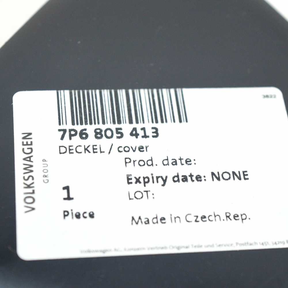 VAG VW TOUAREG 7P priekinio kairiojo sparno kairės pusės prailginimo dangtelis originalus 7P6805413