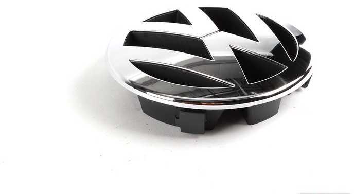 VAG VW Touareg grotelių emblema "VW"-chromas/antracitas Originali 3C0853601CFDY