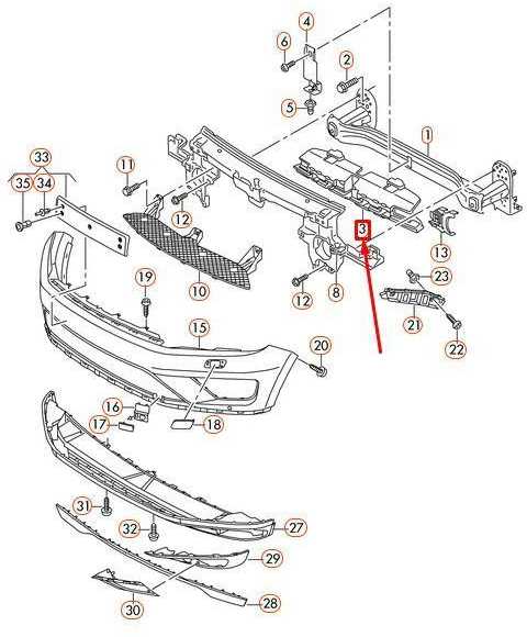 VAG VW Touareg priekinio buferio putų užpildo detalė originali 7P6807248B