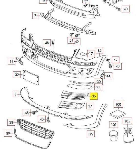 VAG VW TOURAN 07-10 Priekinis bamperis O/S dešinės pusės apatinės grotelės Originalus 1T0853666J9B9