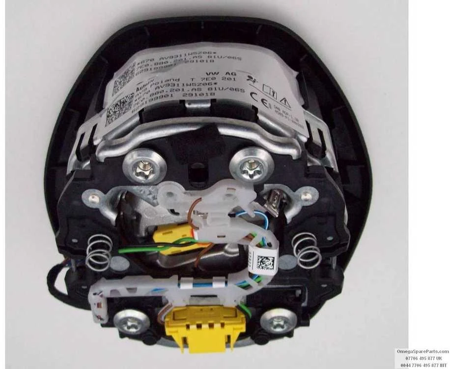VAG VW Transporter Juodo Titano Vairo Įdėklas Originalus 7E0880201AS81U