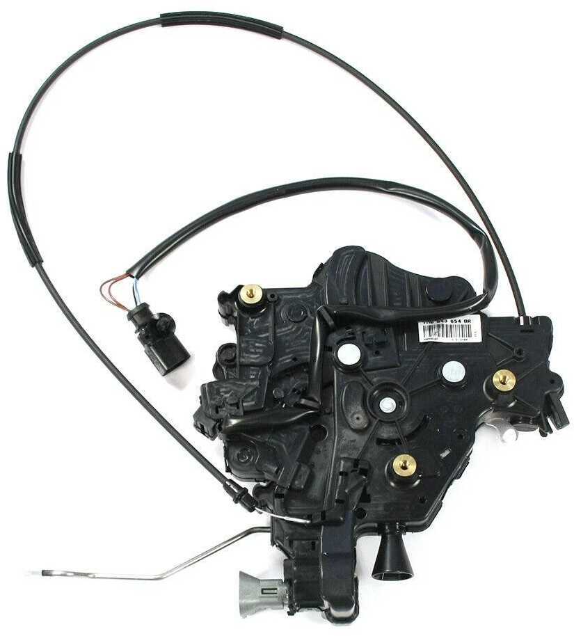 VAG VW Transporter Multivan T5 stumdomųjų durų užraktas dešinysis originalus 7H0843654BR