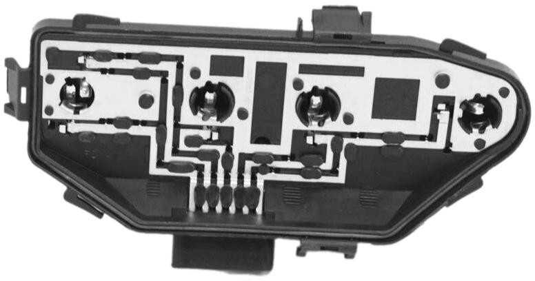 VAG VW TRANSPORTER T5 03-10 baltos spalvos galinio žibinto lemputės laikiklis kairėje N/S originalus 7H5945257A