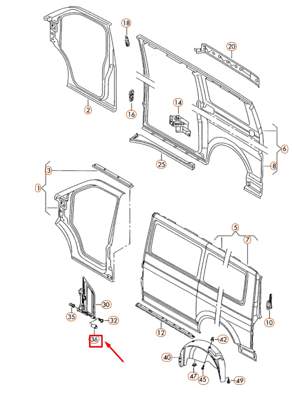 VAG VW TRANSPORTER T5 Degalų įpylimo sklendės dangtelis originalus 7H0809948