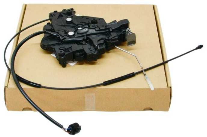 VAG VW TRANSPORTER T5 kairės pusės stumdomųjų durų nuotolinio valdymo užraktas originalus 7E0843653BQ