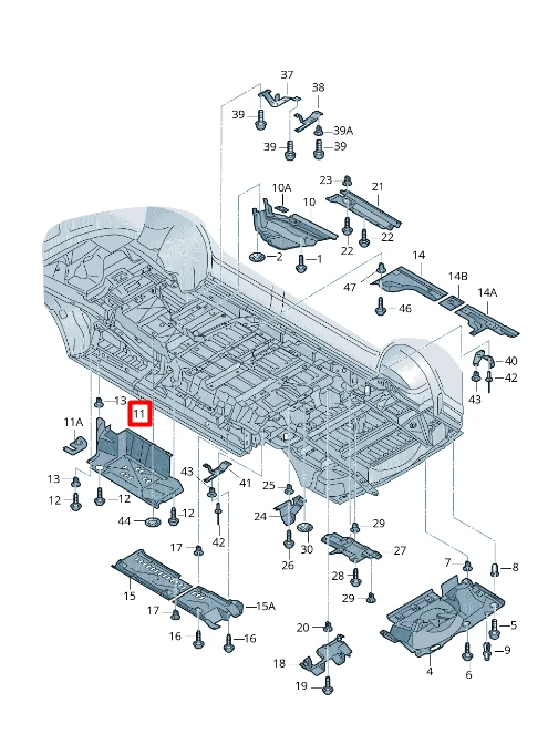 Vag Dugno Apdailos Elementas Dešinėje Priekyje Vw Transporter T5 Originalus 7E0825208A