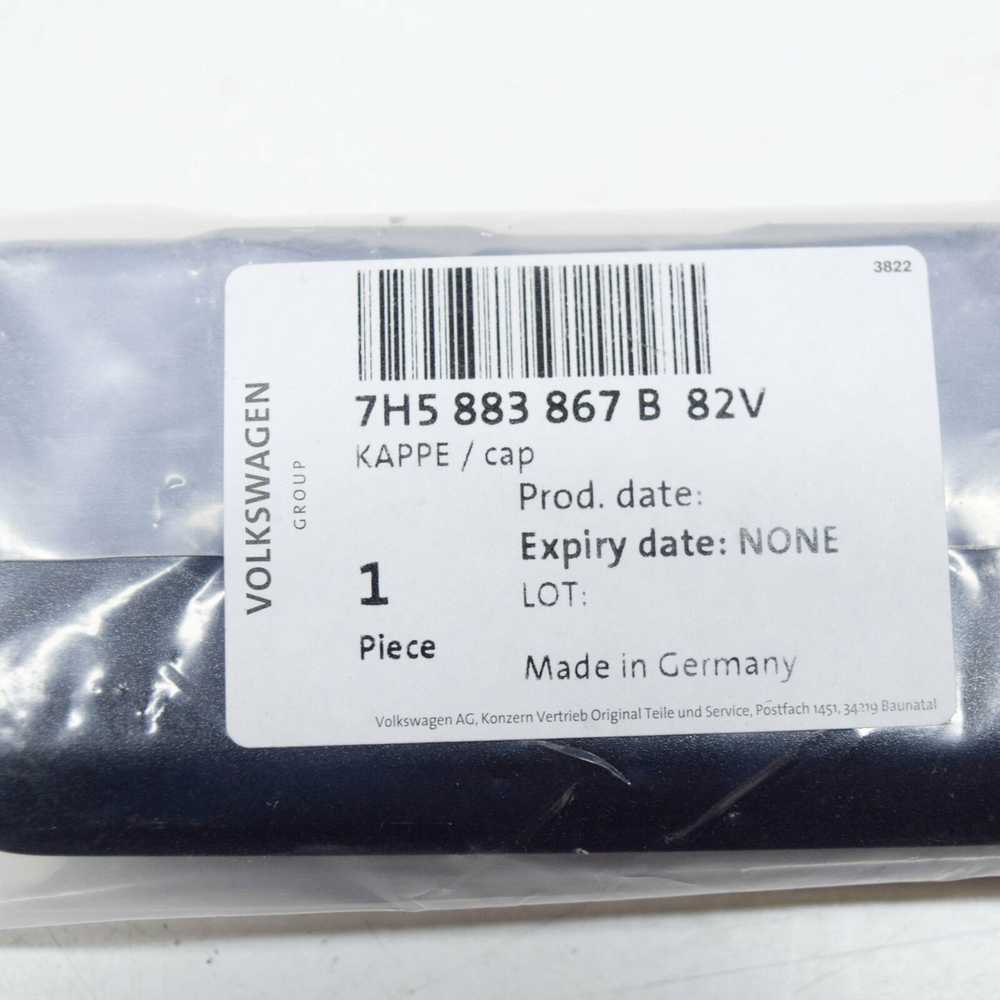 VAG VW TRANSPORTER T5 Sėdynių kreipiančioji bėgių veržlė su išgaubtu dangteliu originali 7H5883867B82V