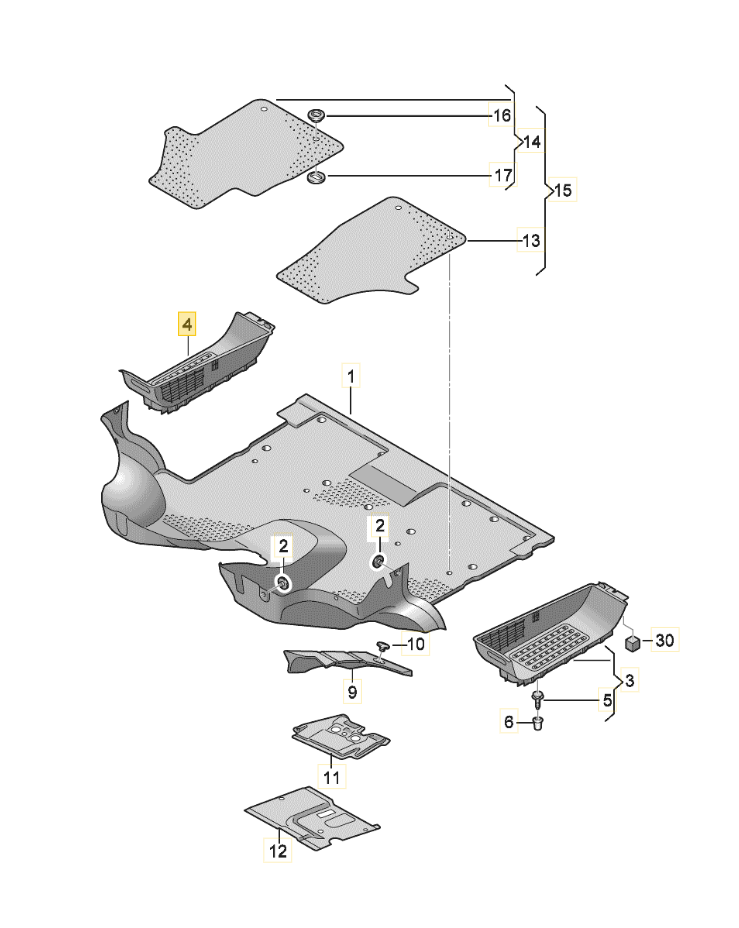 VAG VW TRANSPORTER T6 įvažiavimo juosta priekinė dešinė originali 7LA863736D82V