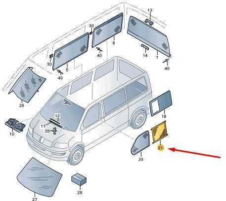 VAG VW TRANSPORTER T6 Kairio durų užuolaida 7LA068528 NAUJA ORIGINALI