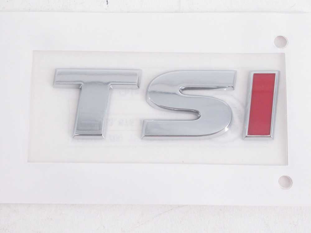VAG VW "TSI" liuko emblema, vardinė lentelė, ženkliukas Originalus 1K9853675BGQF