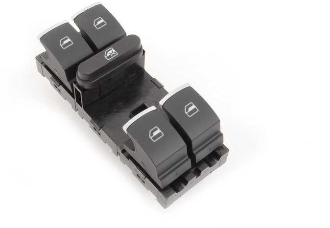 VAG VW vairuotojo priekinis pagrindinis elektrinis langų jungiklis 5K4959857AXSH originalus