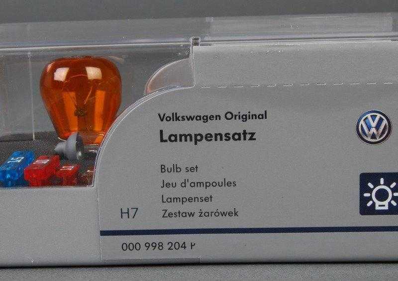 VAG VW vienos H7 lemputės rinkinys 000998204P Originalus
