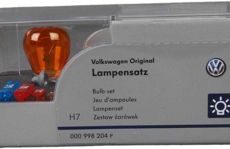 VAG VW vienos H7 lemputės rinkinys 000998204P Originalus