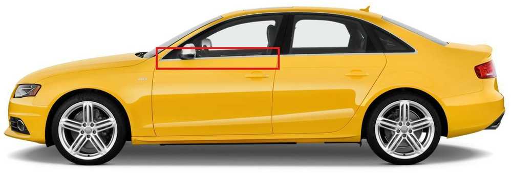Vag Wiper Seal Su Dekoratyvine Juosta Audi A4 8K B8 Originalus 8K0853283J2ZZ