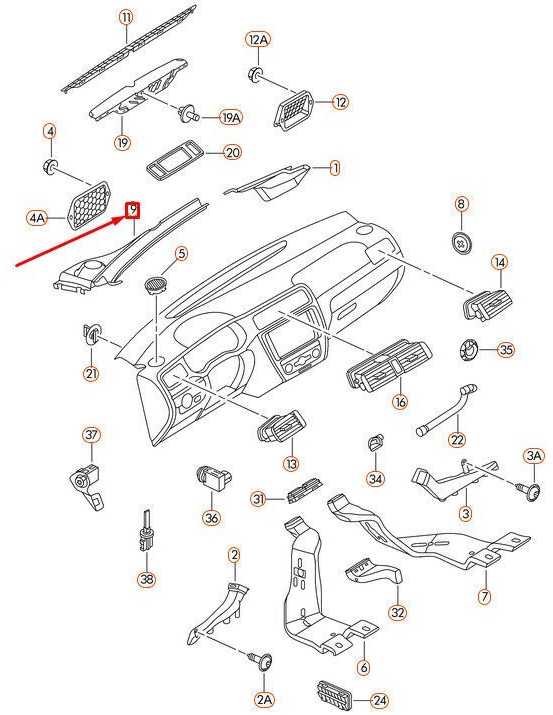 Vandens Deflektorius Vag Volkswagen Jetta 2011 2017 Originalus 5C7819404A9B9