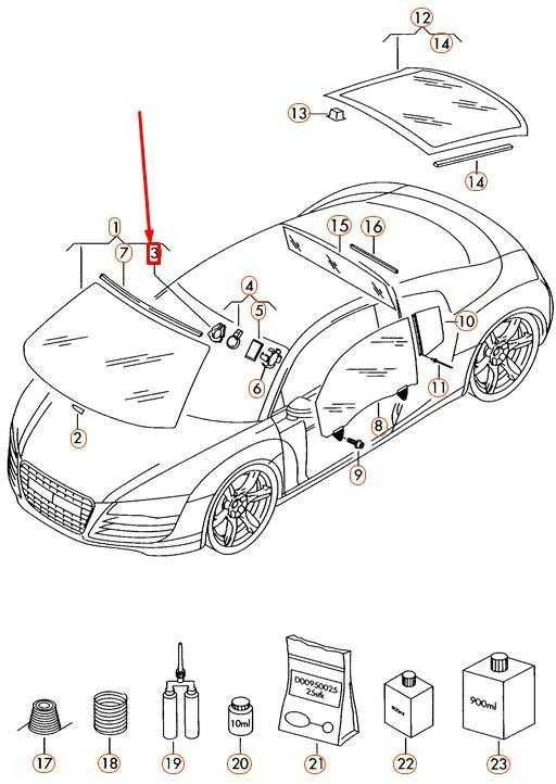 Vidinio Veidrodžio Tvirtinimo Plokštelė VAG Audi R8 TT TTS 1999-2017 Originalus 8N7845543
