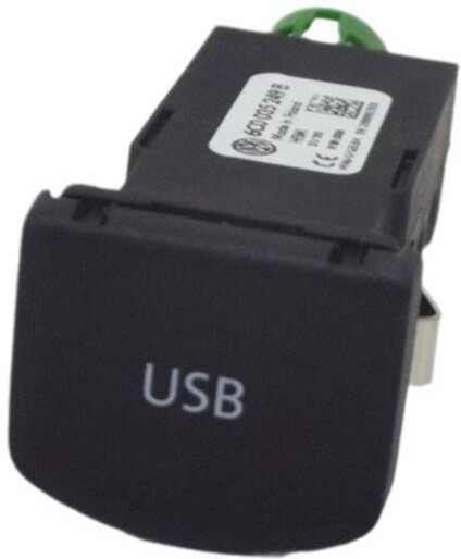 Volksvagen POLO 6C USB lizdas su dangteliu originalus 6C0035249B