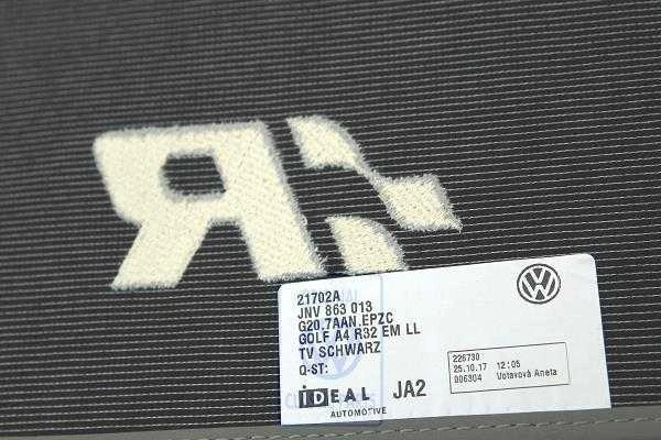 Volkswagen Golf Mk4 R32 Padų Kilimėliai VAG Originalus JNV863013