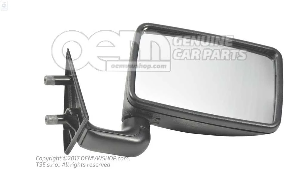 Volkswagen Polo Hatchback Vag Išorinis Veidrodis Išgaubtas 867857502B