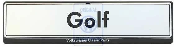 Volkswagen Vag Licencijos Plokštelių Laikiklis Originalus ZCP902967