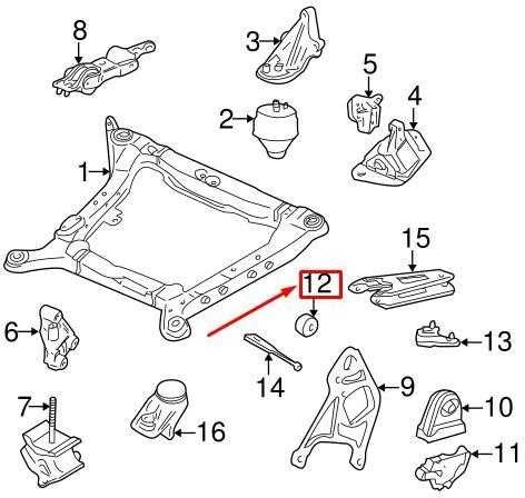 Volvo 850 C70 S70 V70 Lemfoerder Variklio Palaikymo Įvorė Sukimo Rodyklė į Sukimo Ranką