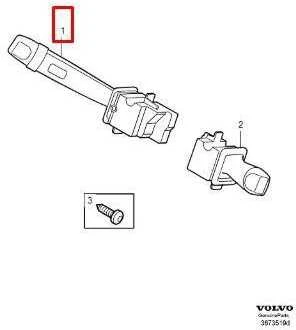 VOLVO Blinkerschalter S60 S80 V70 P26 XC70 XC90 Originalus 31268566