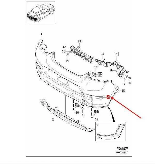 VOLVO C30 galinis dešinysis bamperio atšvaitas 31283892 NAUJAS GENUINALUS