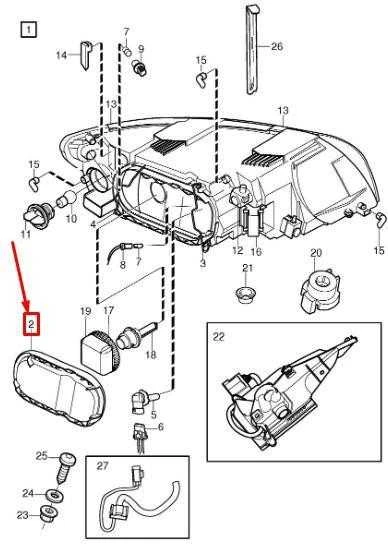 VOLVO C30 Kairės priekinės lempos galinis dangtelis 31294541 NAUJAS ORIGINALUS