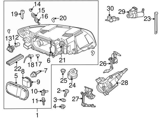 VOLVO C30 kairiojo priekinio žibinto laikiklio spyruoklė Originali 30655964