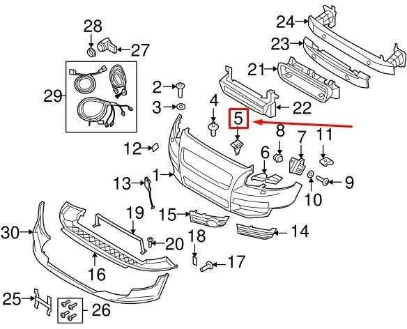 VOLVO C30 Priekinis Dešinysis Bamperio Laikiklis 30698720 NAUJAS ORIGINALUS