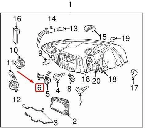 VOLVO C30 priekinių žibintų artimųjų šviesų lemputės tvirtinimo spyruoklė Originali 30655966
