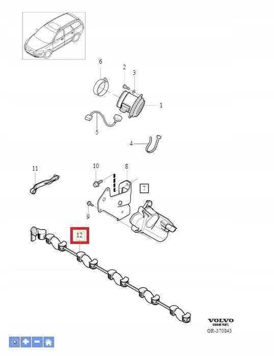 Volvo C30 S40 S60 S80 V50 V70 XC60 XC70 XC90 Variklio Gaztauskės Sukimo Vožtuvėlio Originalus 30777650