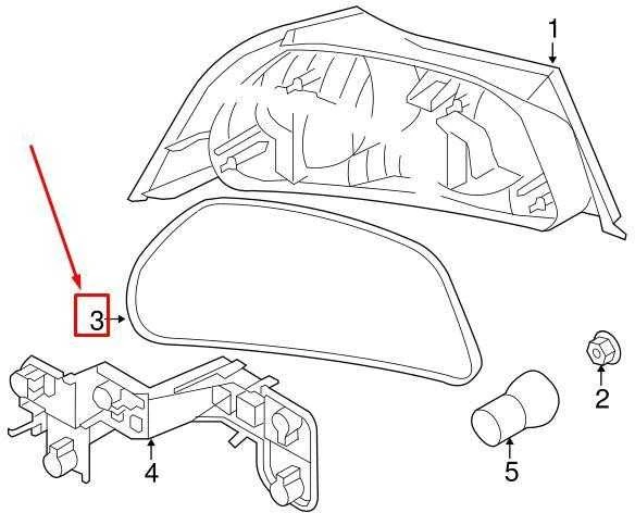 VOLVO C70 MK2 galinio žibinto tarpiklis 30787941 NAUJAS GENUINALUS