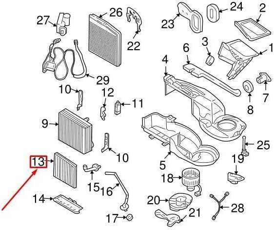 VOLVO C70 S60 S70 S80 V70 XC70 XC90 Kabinos Filtras Originalus 30630754