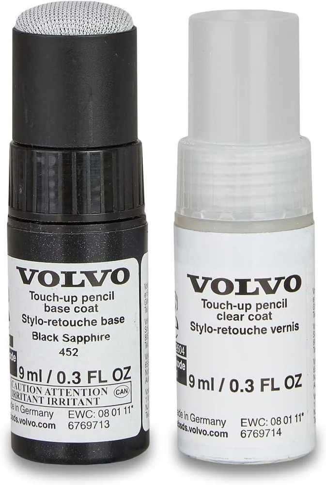 Volvo originalūs glaistymo dažai 452 Juodas Sapphire, 31266519